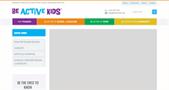 Desktop Screenshot of beactivekids.org