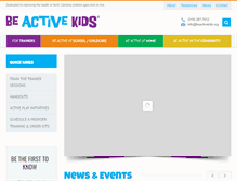 Tablet Screenshot of beactivekids.org
